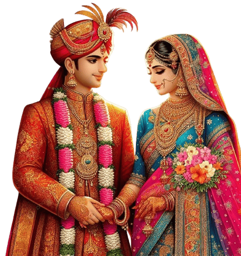 Wedding Couple Illustration